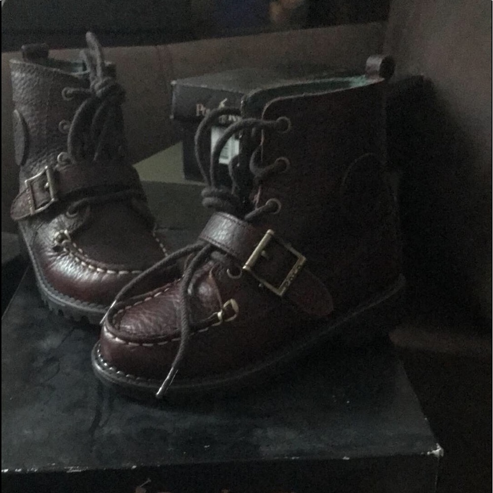 Boys toddler ranger boot by Ralph Lauren